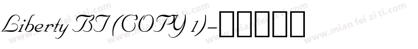 Liberty BT (COPY 1)字体转换